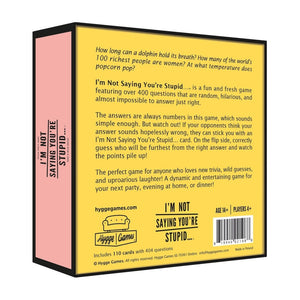 I'm Not Saying You're Stupid Game