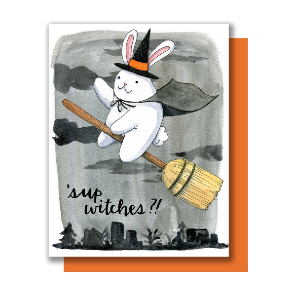 'Sup Witches Halloween Card