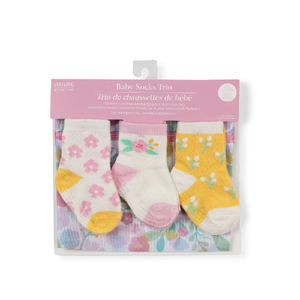 Sweet Daisy Baby Socks Trio