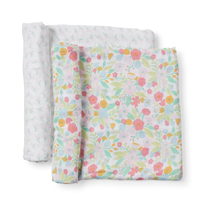 Sweet Daisy Swaddle Blanket Set