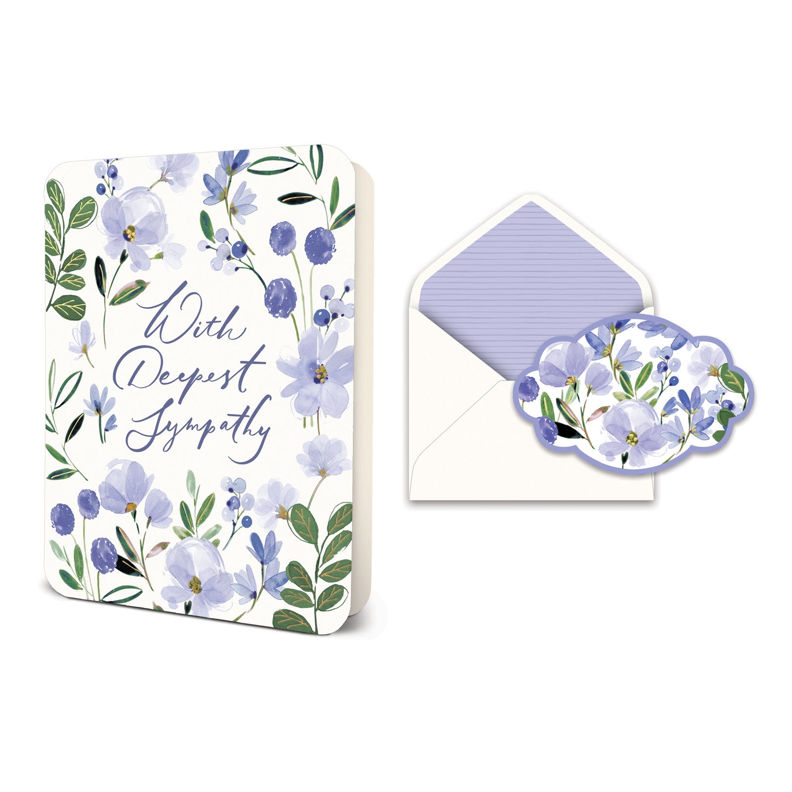 Tender Blooms Sympathy Card