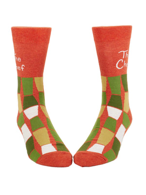 Blue Q Men's Crew Socks | The Chef