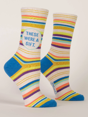 Blue Q Women's Crew Socks | These Were A Gift