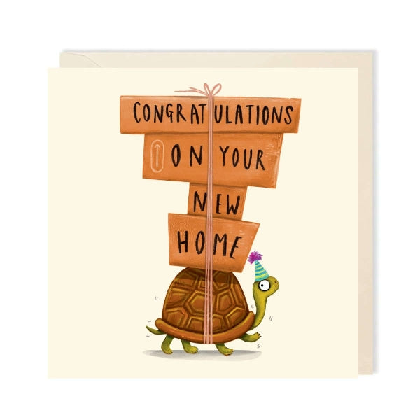Tortoise New Home Card