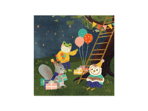 Treehouse Light Up Pop-Up Card