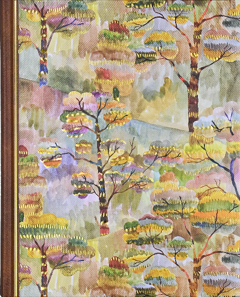 Watercolour Treescapes Oversize Journal