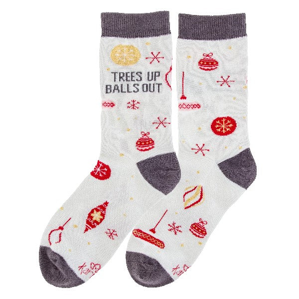 Karma Holiday Socks | Trees Up