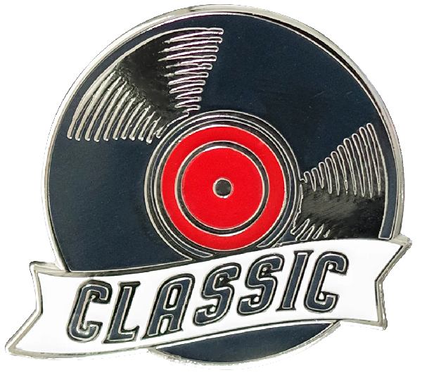 Classic Vinyl Hard Enamel Pin