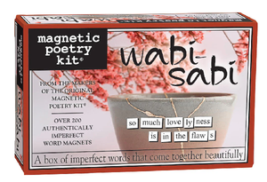 Magnetic Poetry Kit | Wabi Sabi