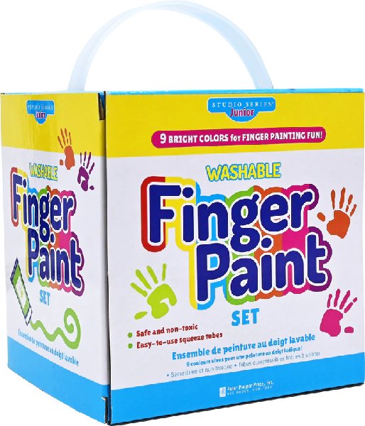 Washable Finger Paint Set