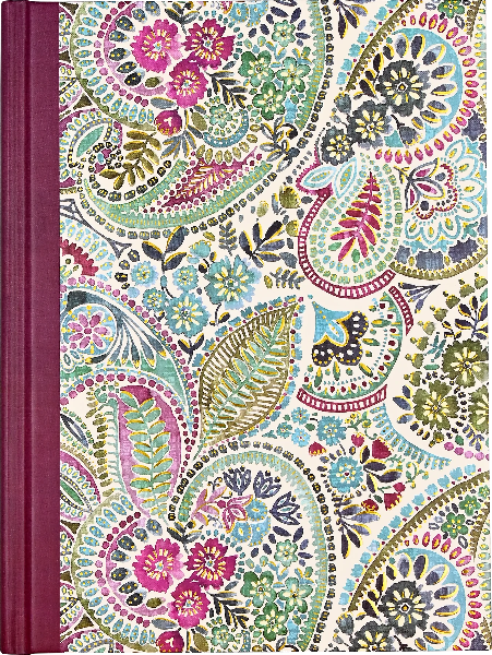 Watercolour Paisley Bookbound Journal