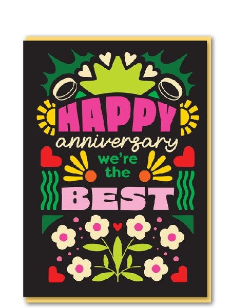 We're The Best Anniversary Card