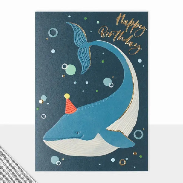 Whale Birthday Card