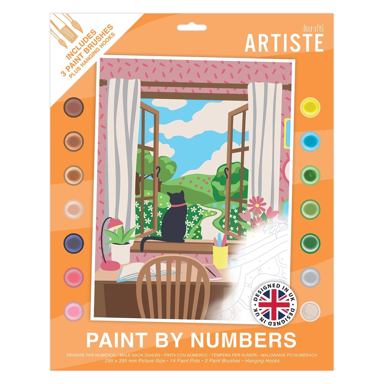 Window View Paint By Numbers Kit