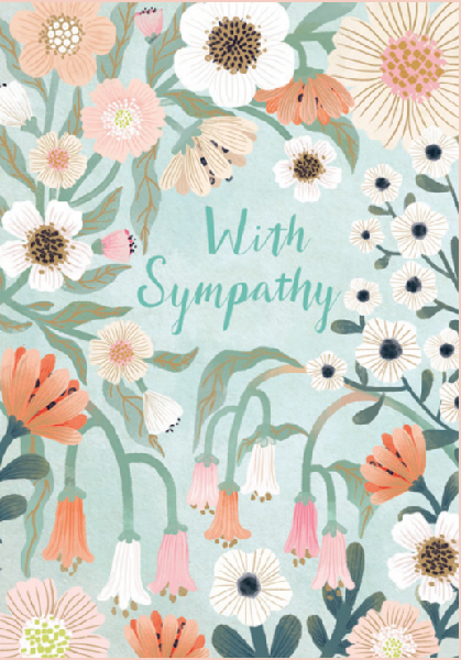 With Sympathy Card