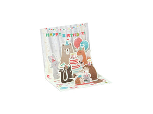 Woodland Birthday Pop-Up Enclosure Card
