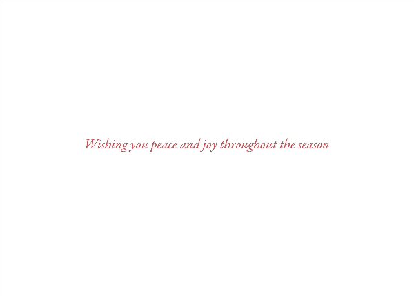 Wreath Of Peace Deluxe Holiday Cards | Set of 20