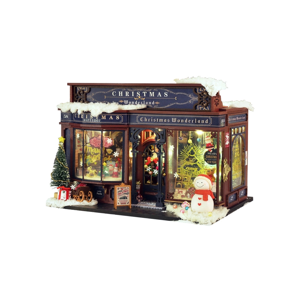 DIY Miniature House Kit | Christmas Wonderland