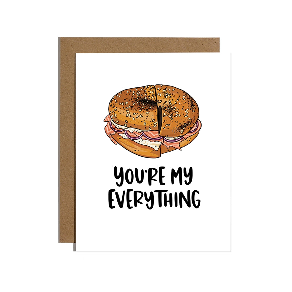 Everything Bagel Friendship Card