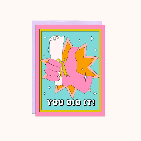 You Did It! Congratulations Card