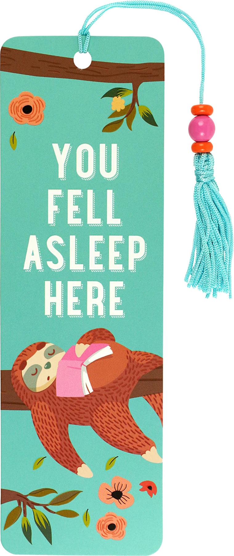 You Fell Asleep Here Beaded Tassel Bookmark