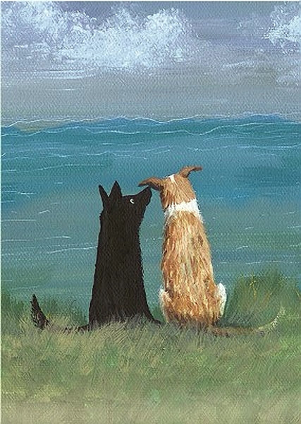 You Me And A Beautiful Day Blank Art Card