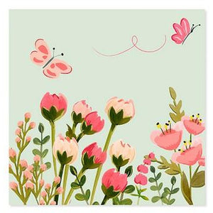 Botanical Cat Pop-Up Birthday Card