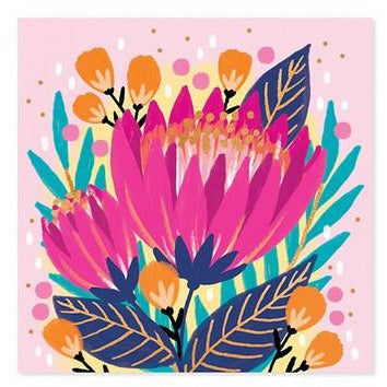 Protea Pop Up Card