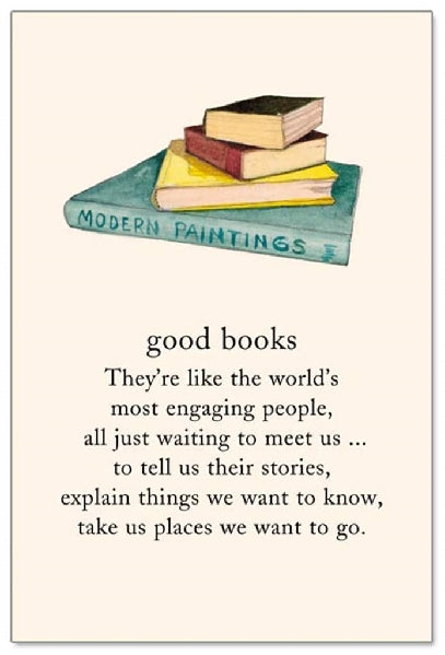 Good Books Birthday Card
