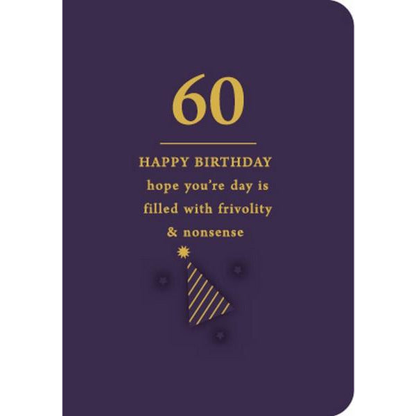 60th Birthday Card