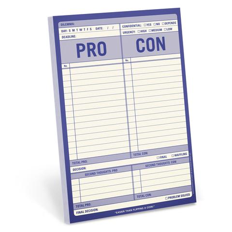 Knock Knock Notepad | Pro/Con