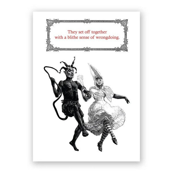 Blithe Sense of Wrongdoing Wedding Card