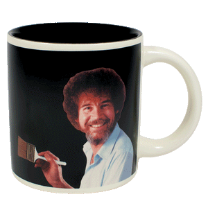 Unemployed Philsopher's Guild | Bob Ross Self-Painting Mug