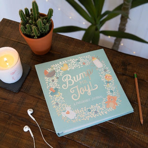 Bump For Joy! Guided Pregnancy Journal | Blue