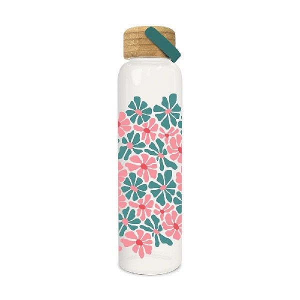 Studio Oh! Glass Water Bottle | Daisy Maze