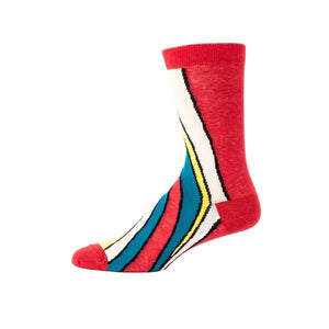 Blue Q Men's Crew Sock Take No Shit Give No Fucks | The Gifted Type