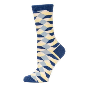 Blue Q Women's Crew Sock Busy Making A Fucking Difference | The Gifted Type