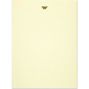 Gold Butterfly Stationery Set