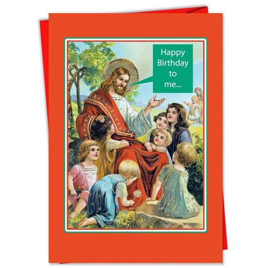 Happy Birthday To Me Christmas Card
