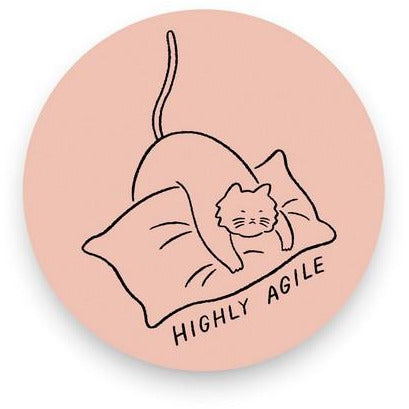 Highly Agile Vinyl Sticker