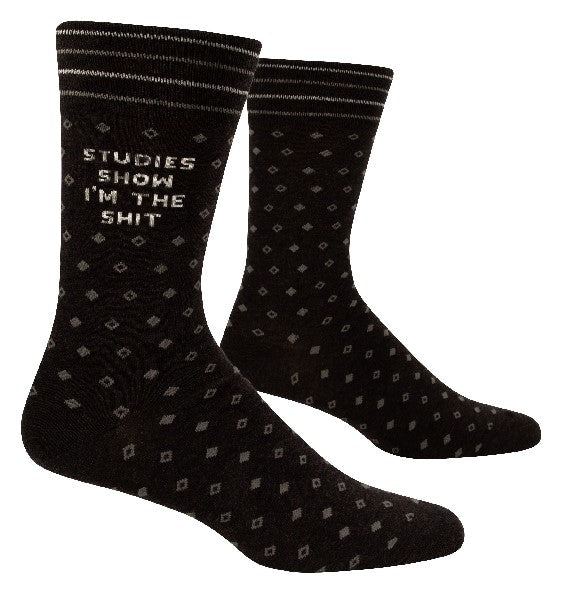 Blue Q Men's Crew Socks | I'm The Shit