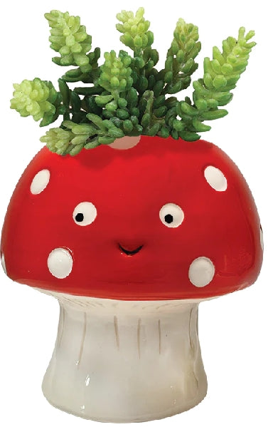 Small Kawaii Mushroom Planter