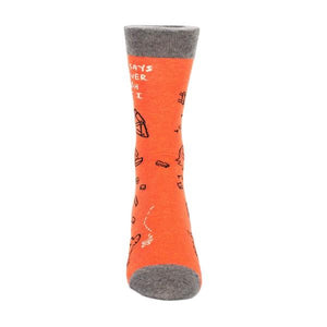 Blue Q Men's Crew Sock Who Says I Never Finish What I... | The Gifted Type