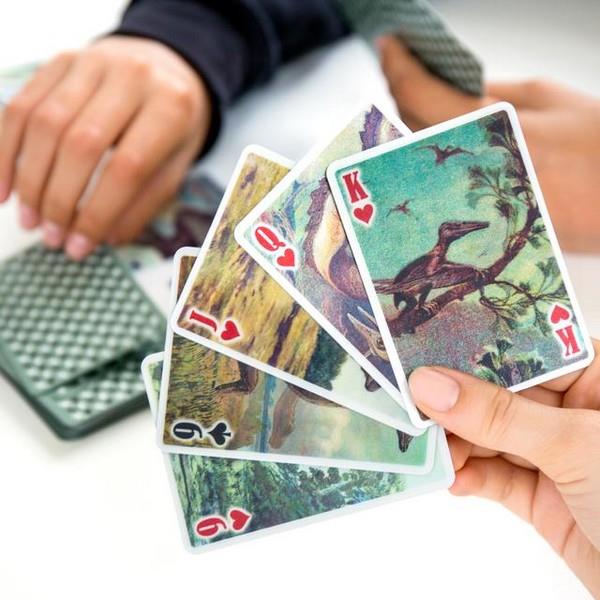 3-D Dino Playing Cards