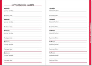 Large Format Internet Password & Logbook