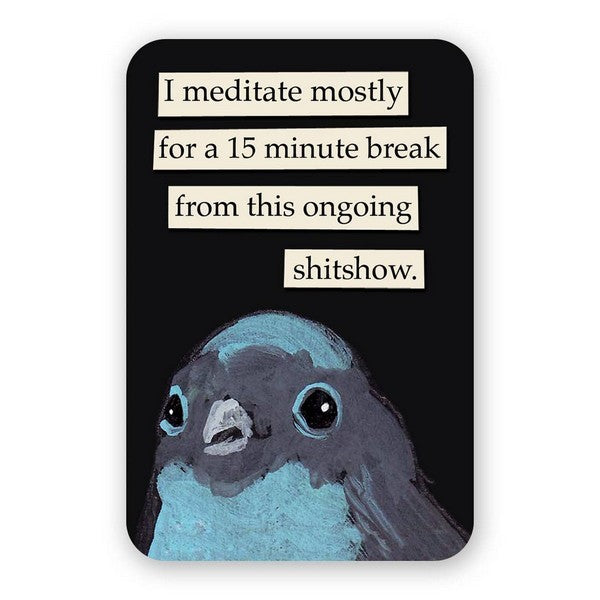 Meditate Sticker