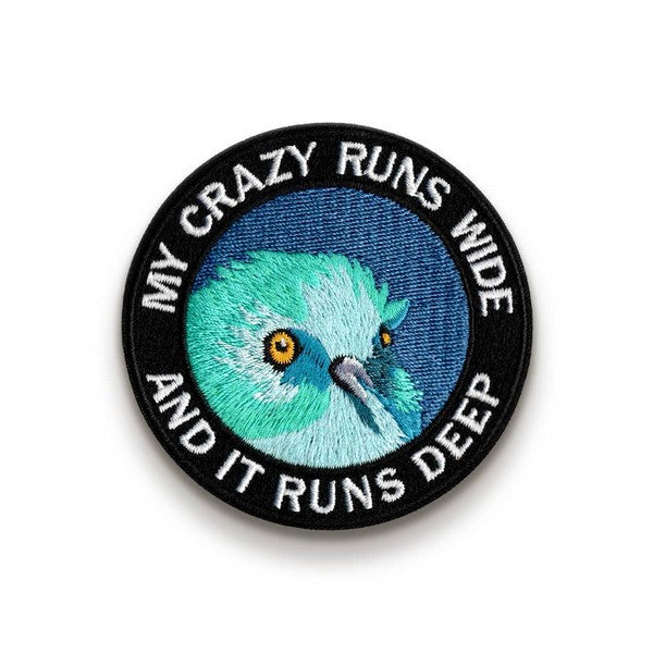 My Crazy Runs Wide Patch