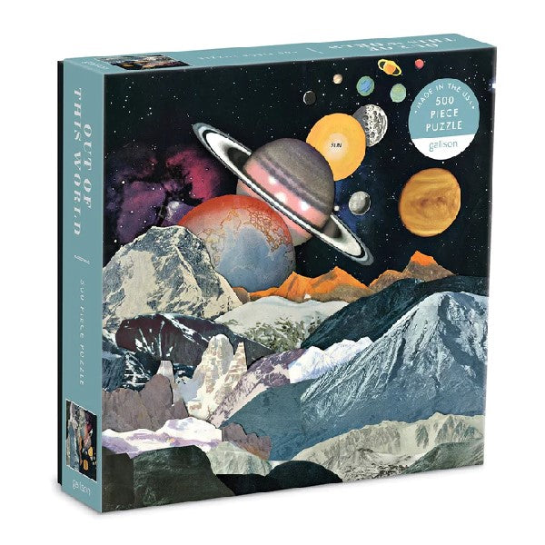 Galison 500 Piece Puzzle | Out Of This World