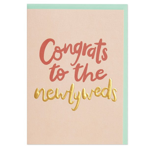 Congrats Newlyweds Wedding Card