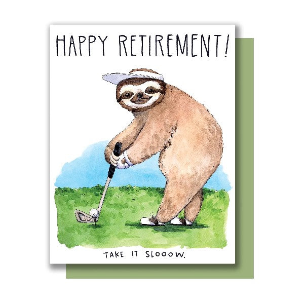 Take It Slow Retirement Card